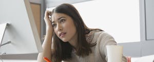 co-signing-for-a-car-goes-bad Frustrated woman deals with the aftermath of co-signing for a car lease