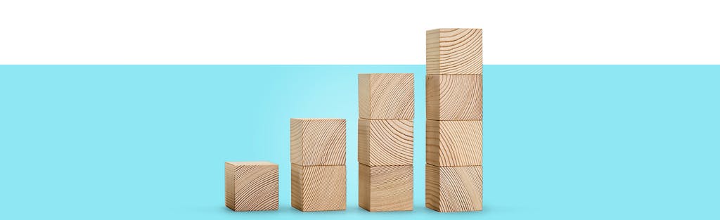 Image of building blocks to represent building credit