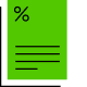 An outline of a document representing the compound interest as a percent based on calculations