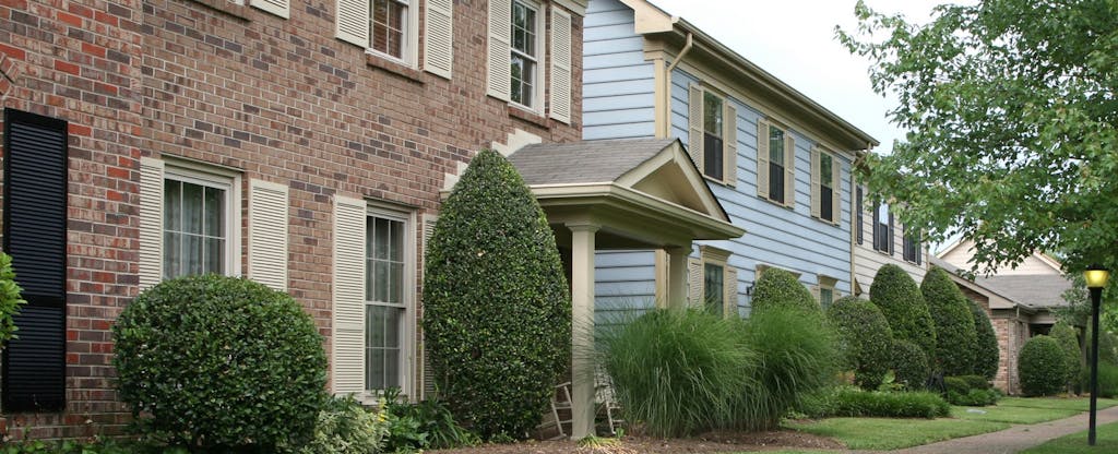 Suburban townhome complex